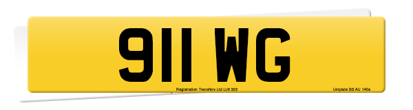 Registration number 911 WG